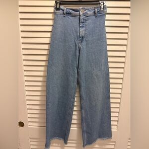 Zara Light Blue Flare Jeans